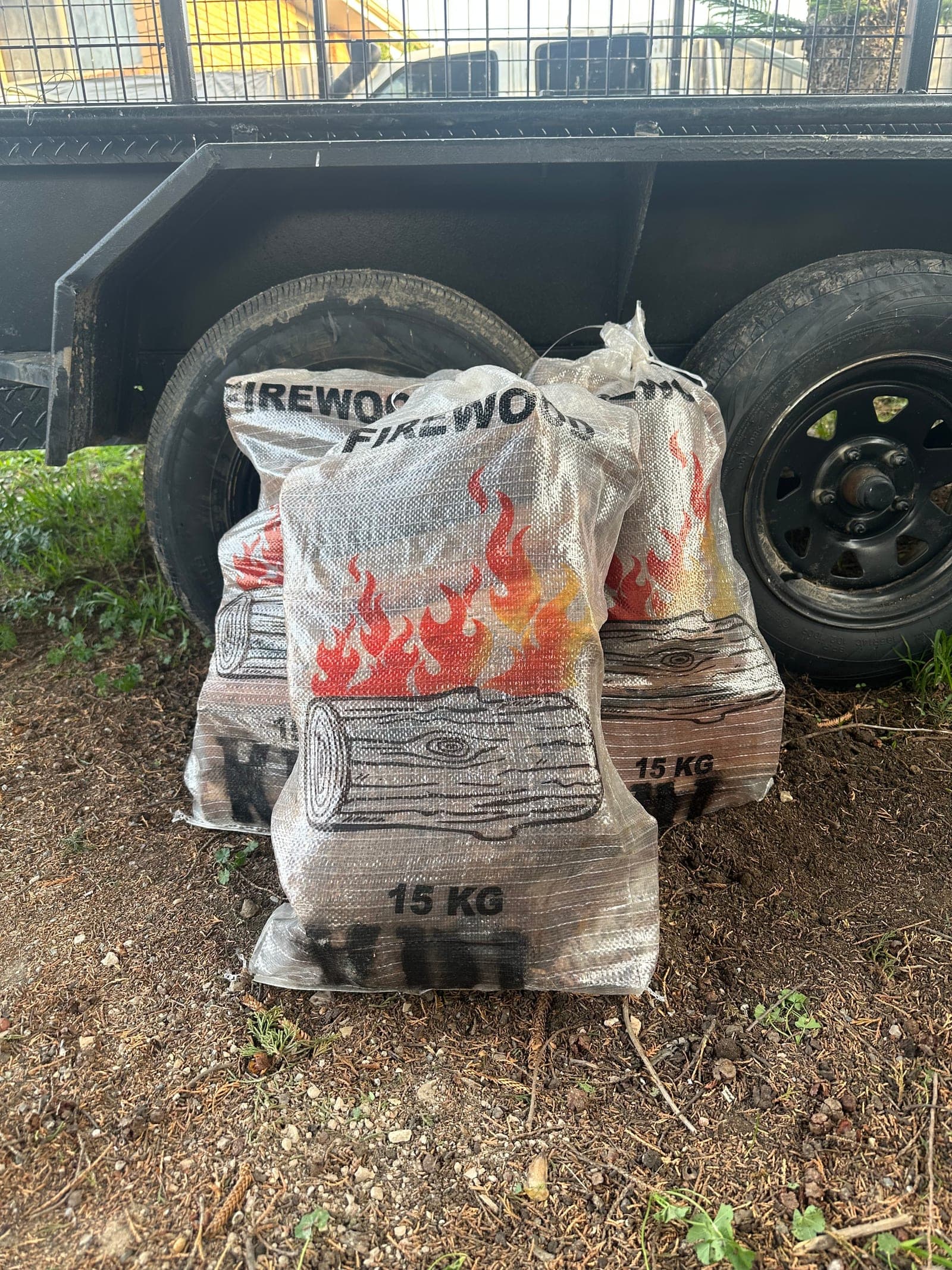 15kg branded KDL firewood bags
