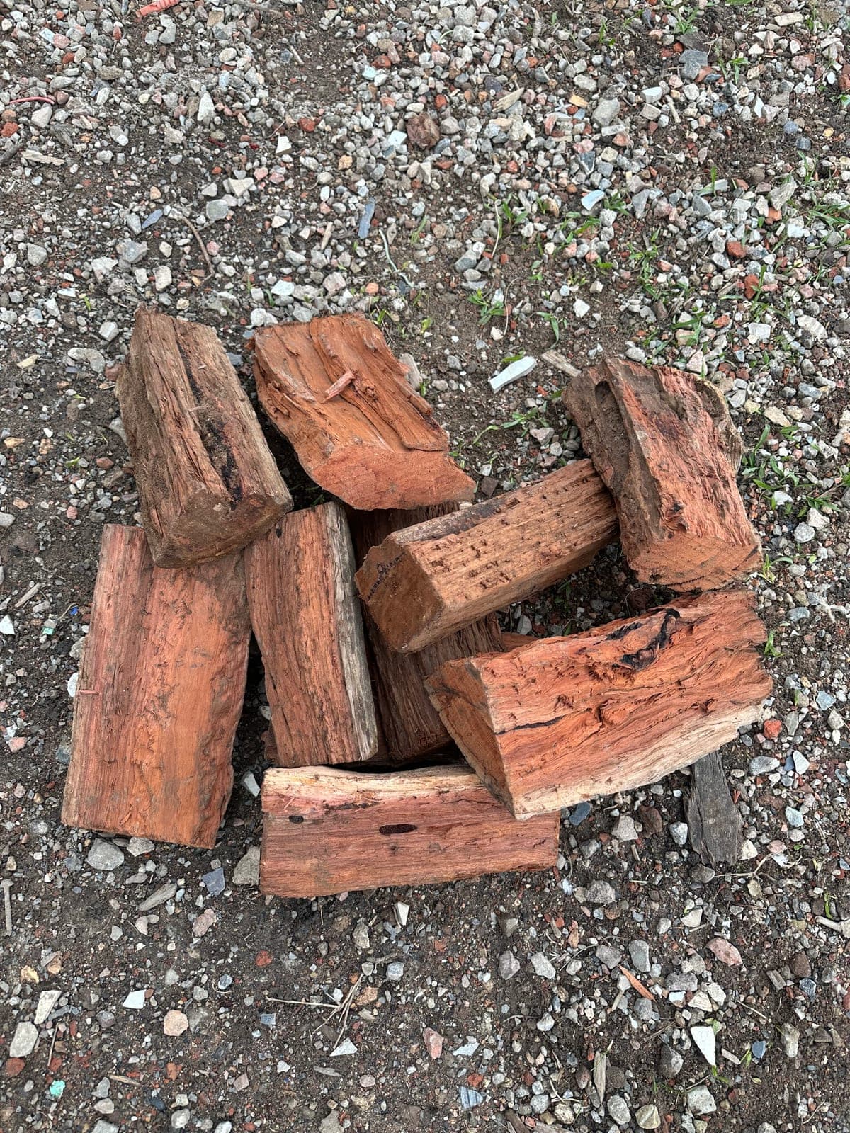 Triple-split firewood — smaller pieces for quick starts and compact heaters